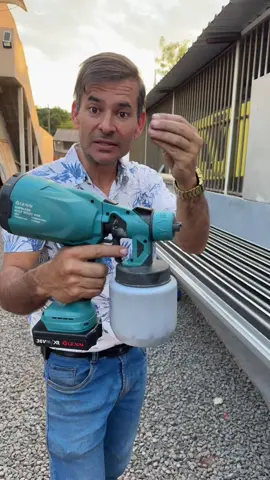 🎯 Mega Oferta Genai — Pistola pulverizadora de tinta portátil à bateria. Sem fio, fácil de usar e acabamento profissional em minutos. Aproveite a promoção exclusiva do TikTok Shop — link na descrição! 🔥🖌️#genai #tinta #pintor #pintura#tiktok 