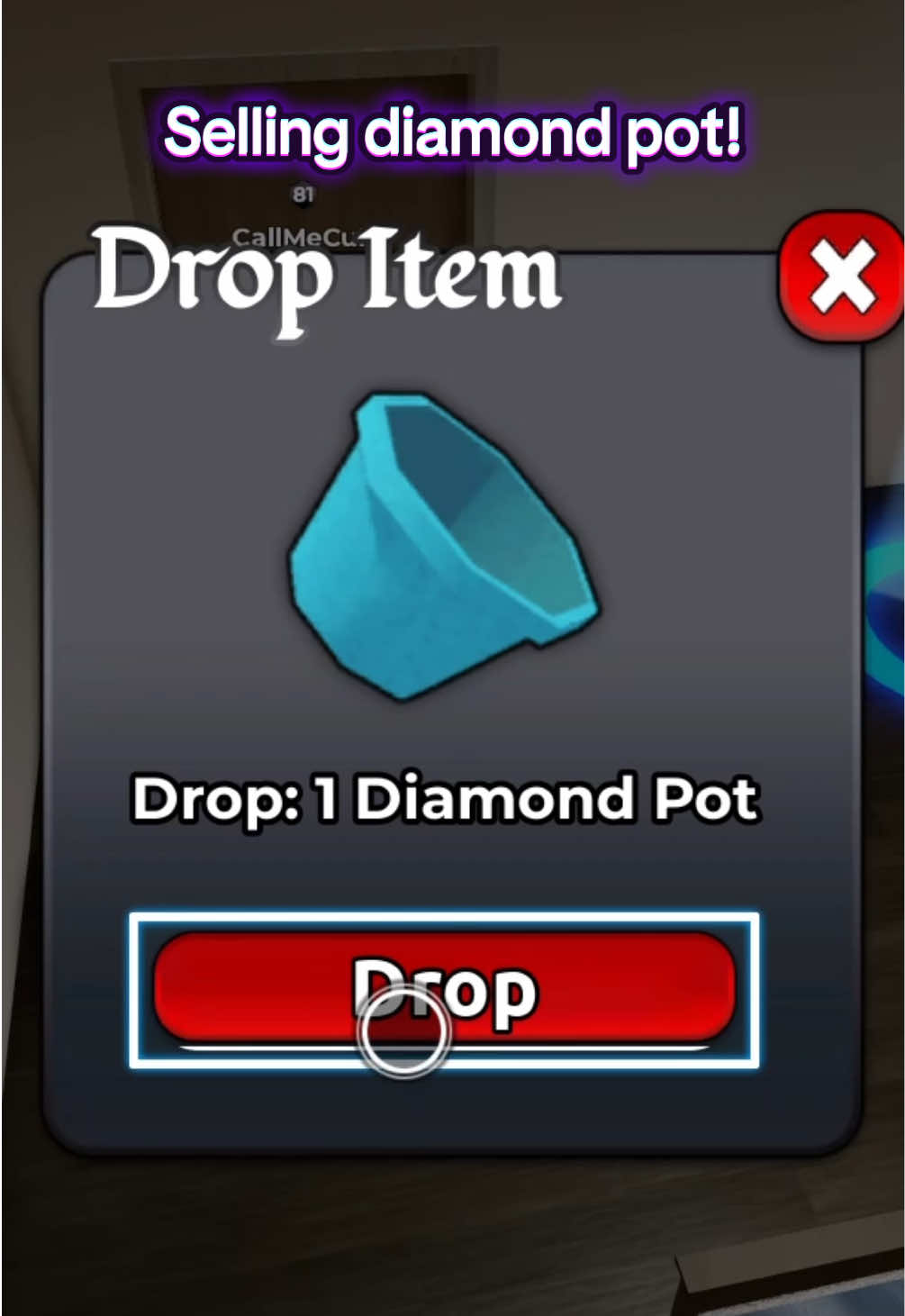 $450k, AK, Remi and Mp5! I have another to get rid of of if anyone wants it let me know! And plenty of gold pots available too! #roblox #blockspin #diamond #pot #viralvideo 
