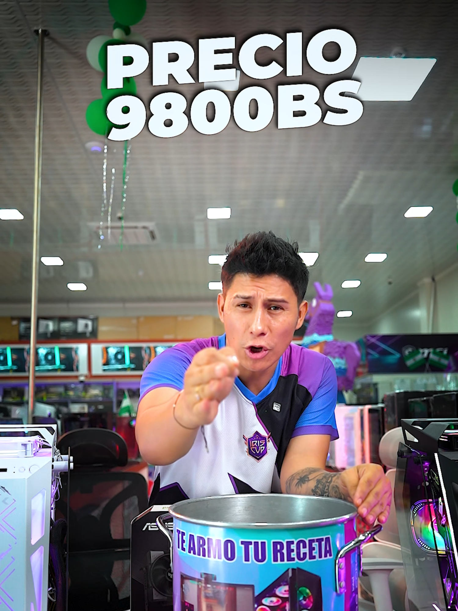 💻 PC Gamer + Tu Trono Iris 👑 ¡Desde 9800 Bs y la silla por solo +1500 Bs!