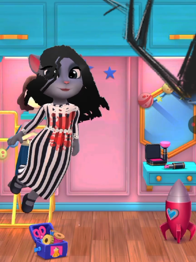 Ghost doll Transformation Cosplay My Thalking Angela2 #fyp #foryoupage #1millionaudition #ghost #creatorsearchinsights 