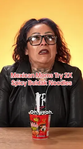 Can Mexican moms handle the 2X Buldak? 🥵 