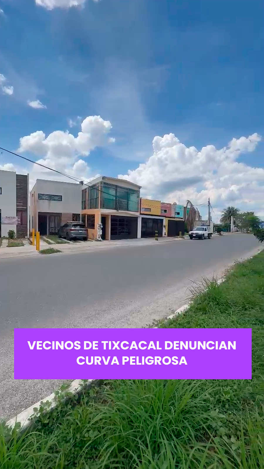 Curva preocupa en Tixcacal, Yucatán. Vecinos denuncian riesgo ¿Qué medidas crees que deberían tomar las autoridades para evitar tragedias? #Tixcacal #Yucatán #SeguridadVial 