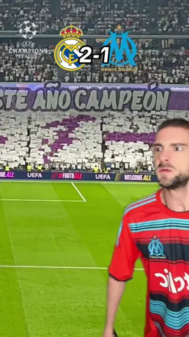 Real Madrid 2-1 Marsella | CHAMPIONS LEAGUE | #JuankPerez #Futbol #ChampionsLeague #Soccer 
