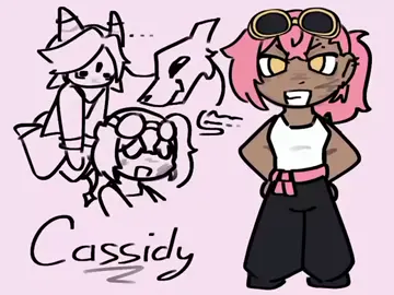 My oc Cassidy!! #chibiart #speedpaint #originalcharacter #oc #smallartist #digitalartist #procreate #fyp #silly #charactersheet #fantasy #inventor 