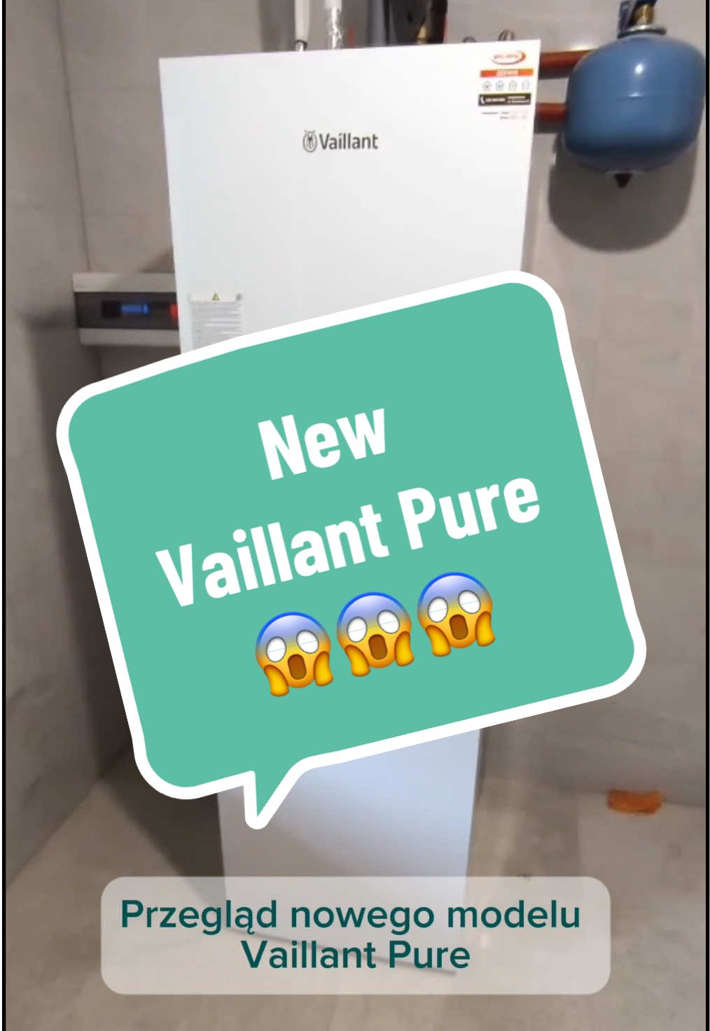 Pompa ciepła #Vaillant Pure 💪🏼 #service #recuperacion #goodwork #bossman 