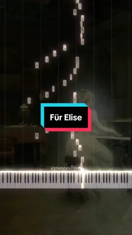 Für Elise - Beethoven #piano #tutorial #pianotok #fyp #beethoven 