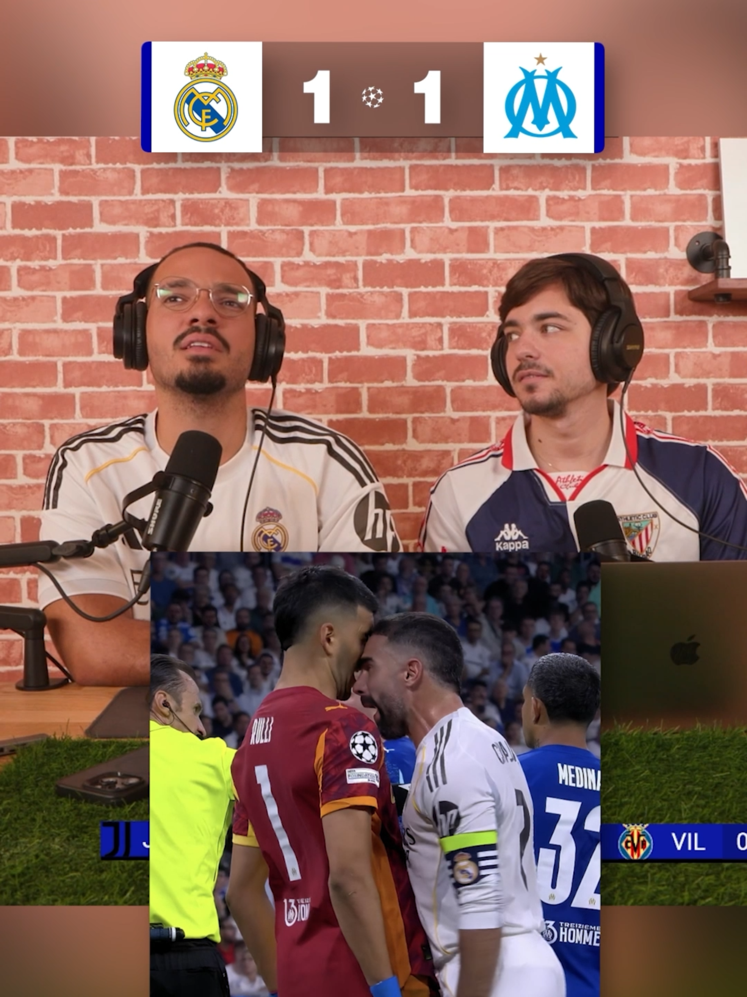 REACCIÓN REAL MADRID VS MARSELLA 😯🔥 #losfutbolitos #losfutbolitostv