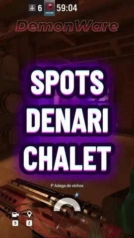 Spots Denari - Chalet #rainbowsixsiege #Denari #SiegeX #siegetips #r6xclipen