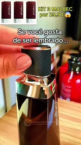 KIT 3 PERFUMES MALBEC MASCULINO #perfume #malbec #masculino #kit #TikTokShopBrasil 