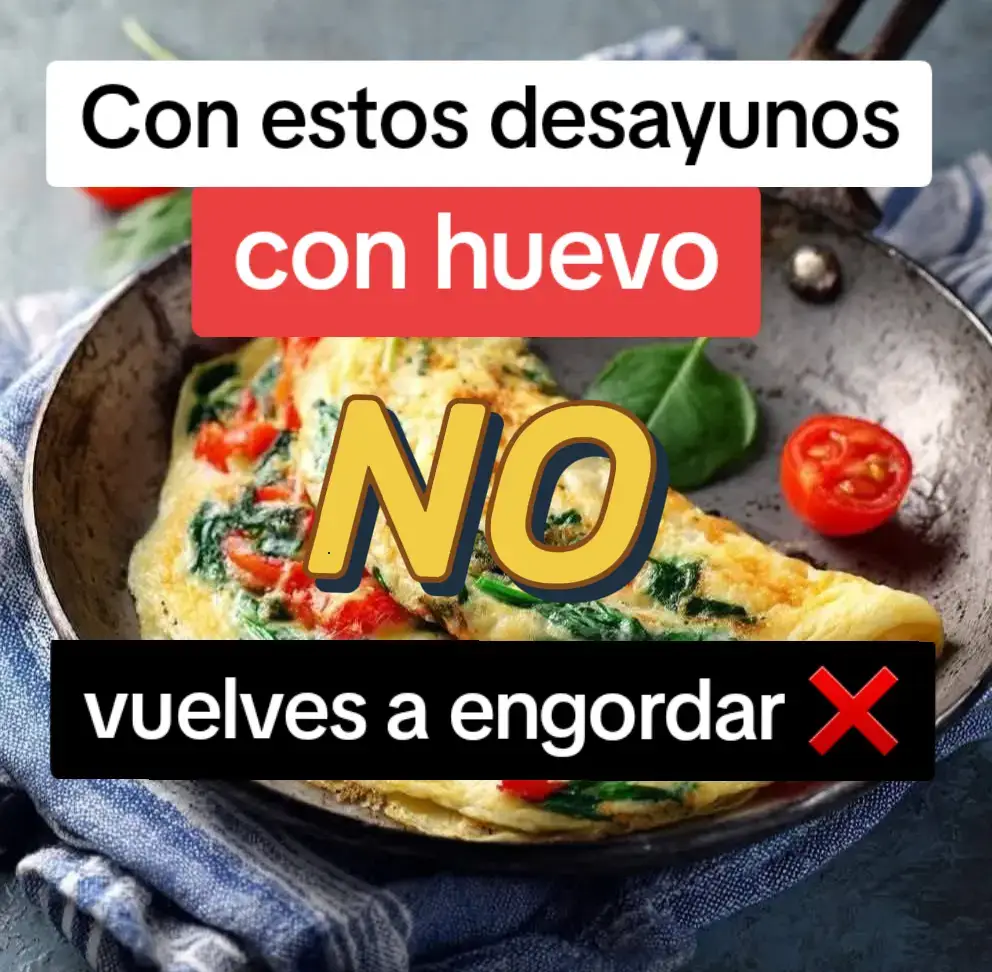 Tu cambio empieza hoy 🍳💚 7 desayunos con huevo fáciles, rápidos y deliciosos que te ayudan a bajar de peso sin dejar de disfrutar.  🚀 Sígueme para más recetas que transforman tu cuerpo. #dietasaludable #recetassaludables #bajardepesonatural #desayunosaludable #comidasaludable 