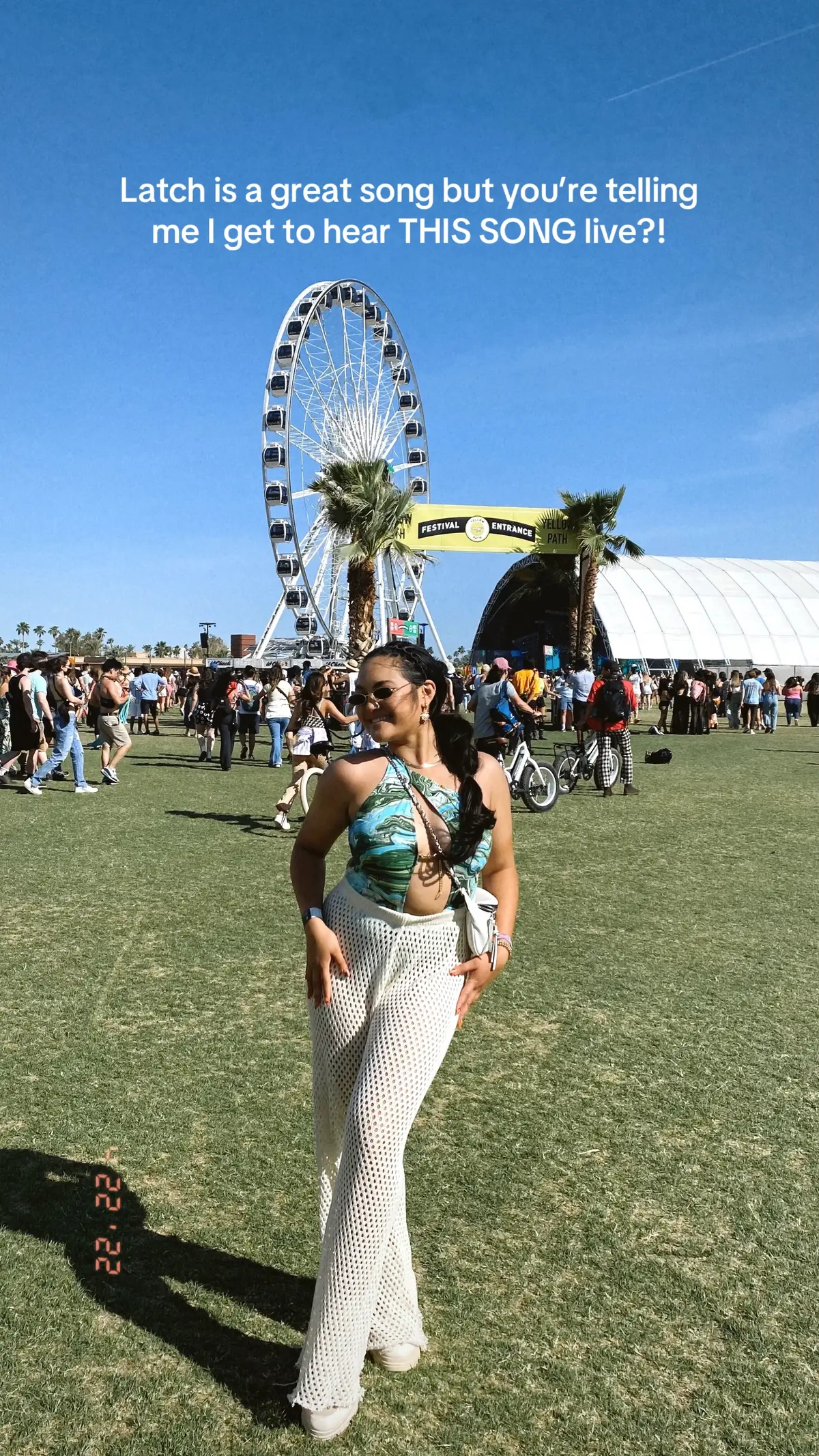 Something about this song just screams Coachella to me!!!🪩✨🕺🏼 @coachella @Disclosure #coachella2022 #coachella2026 #disclosure 