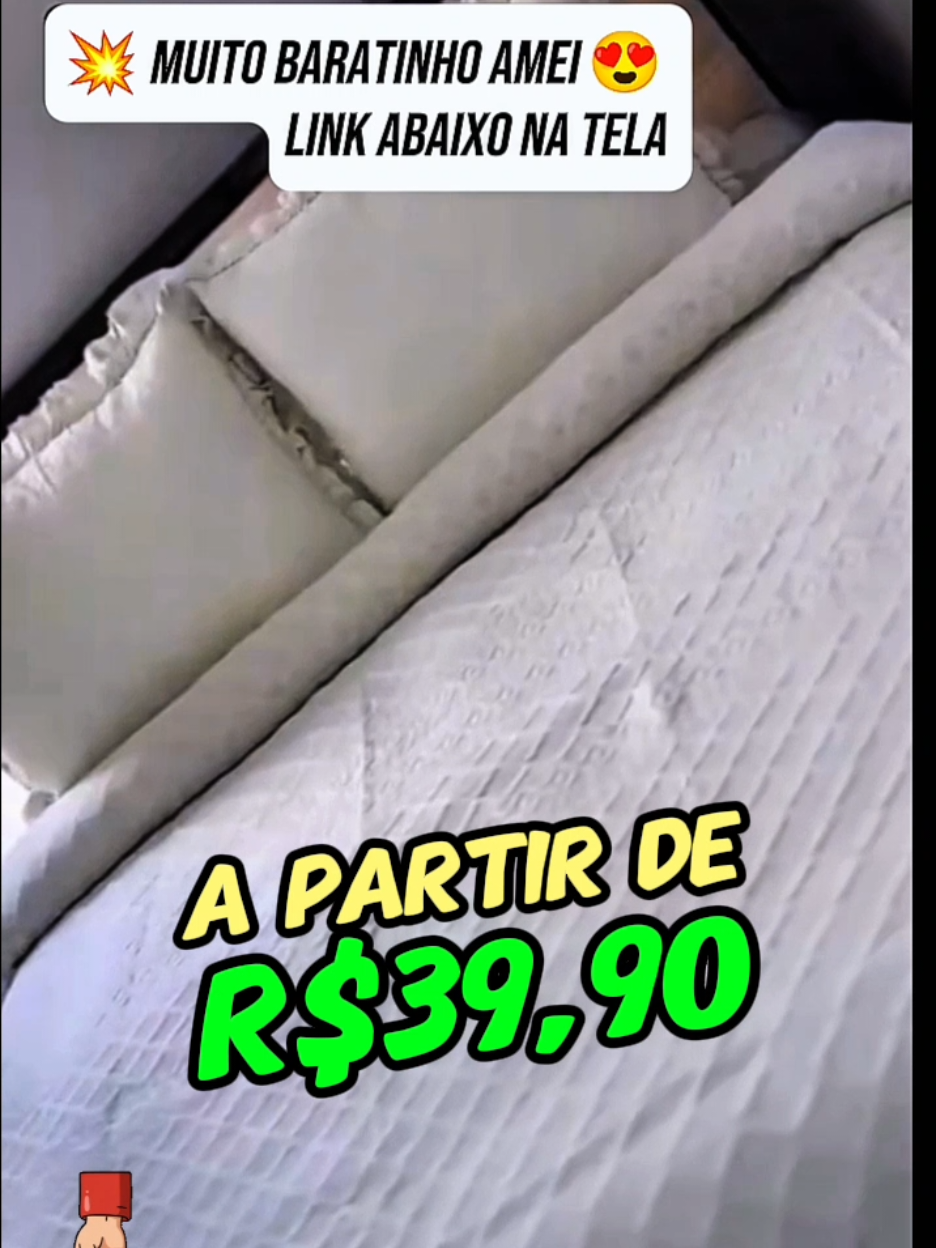 Colcha 3 Peças Cobre Leito Casal Queen King e Solteiro Matelado Ultrassonico #tiktokshop #cobreleito #tiktokshopchegou 