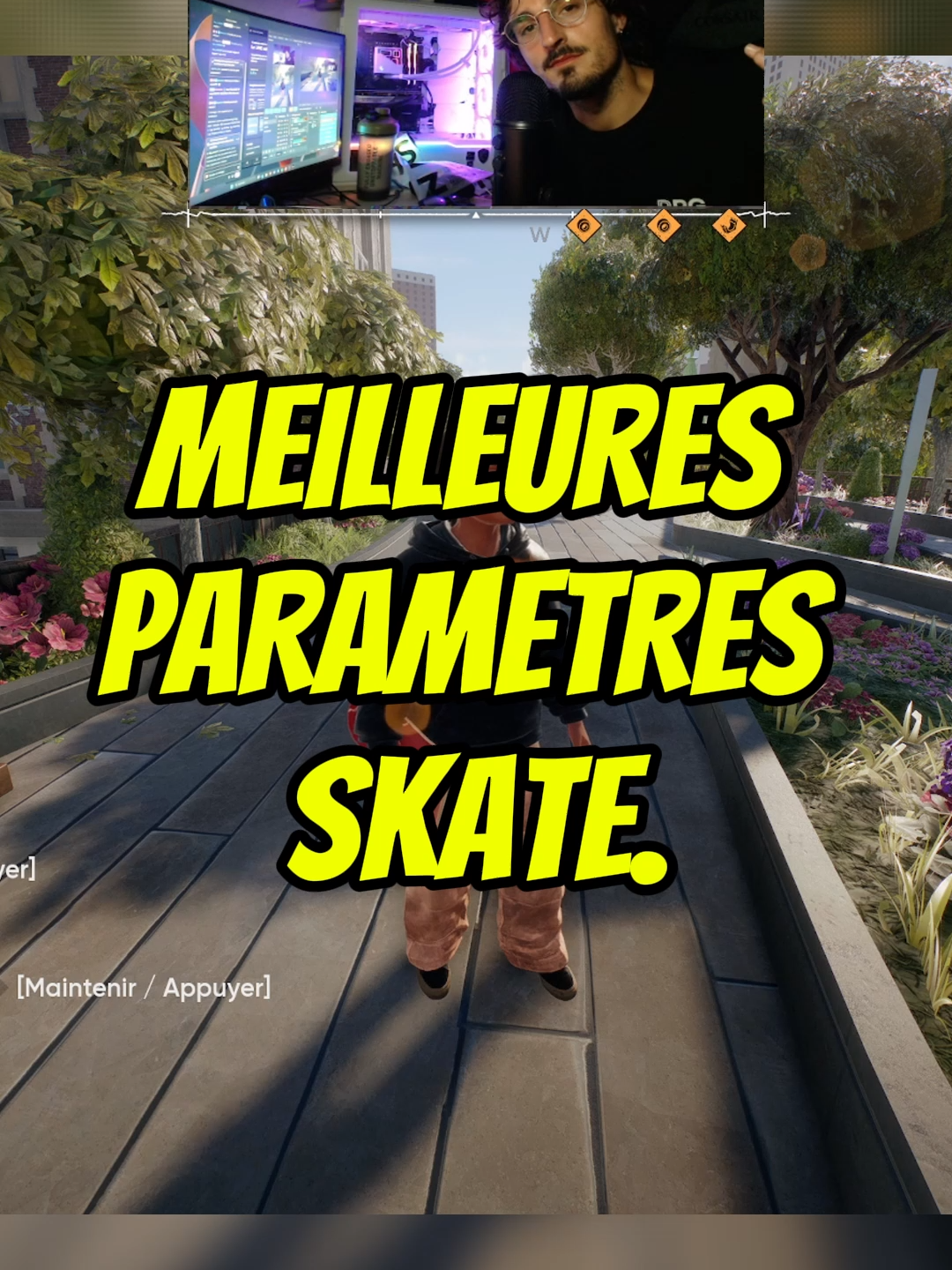 Je joue skate depuis un moment et ça c'est les meilleures parametres selon moi ! #skate. #skate #Skateboarding