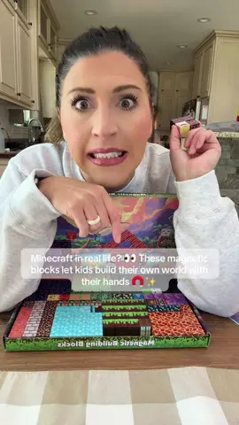 If your kids love building worlds online, they’re going to be obsessed with this magnetic block toy. It’s like Minecraft, but hands-on! 🧊🧲 Endless creativity, no screen time, and hours of fun using their imagination. Perfect for keeping them busy while they learn and play. 🌟 #MagneticBlocks #STEMToys #BuildingFun #KidsImagination #ToyTok