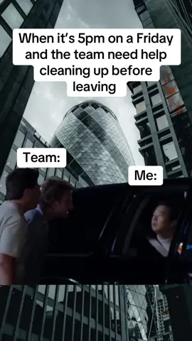 Yh honestly no chance I’m staying to help #workmemes #officehumor #workhumor #ukmemes #britishhumour  