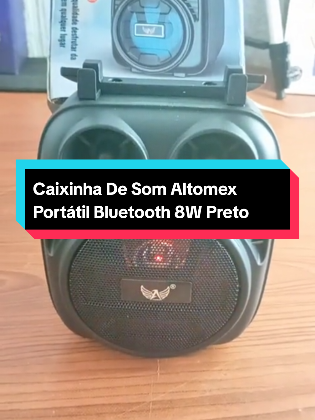 Caixa Caixinha De Som Altomex Portátil Bluetooth 8W Preto GARANTA A SUA AGORA #LIVEIncentiveProgram #JustGoLIVE #PaidPartnership #caixinhadesom #caixadesombluetooth 