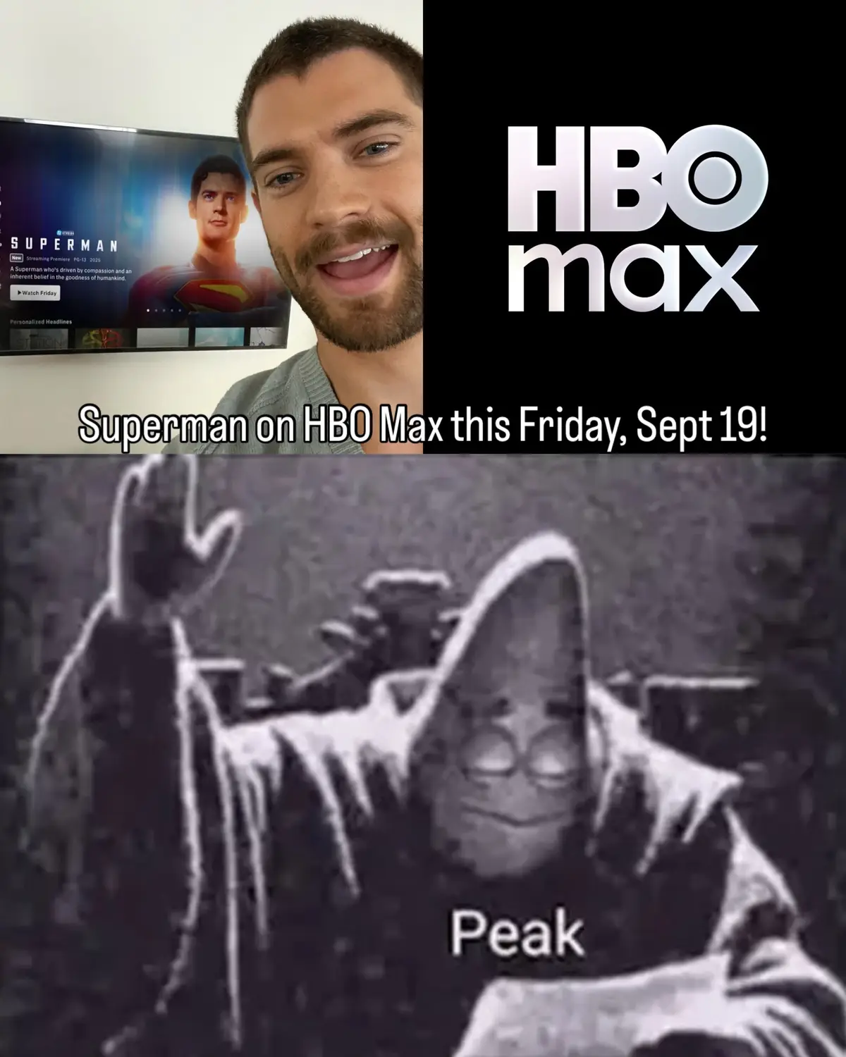 Superman on HBO Max this Friday, Sept 19! STREAM PEAK!!! #superman #dcu #blurayangel #HBOMax #jamesgunn