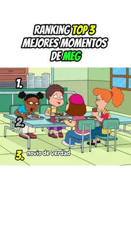Ranking Top 3 Mejores Momentos de Meg en Padre de Familia #padrede #padredefamilia #familyguy 