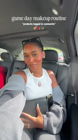 sweat proof makeup for gameday! ❤️ #collegegameday #sweatproofmakeup #makeuptutorial #mommakeup #makeuphacks @Too Faced @NYX Professional Makeup @SACHEU Beauty US @Fenty Beauty @🇺🇸MADEBYMITCHELL🇺🇸 