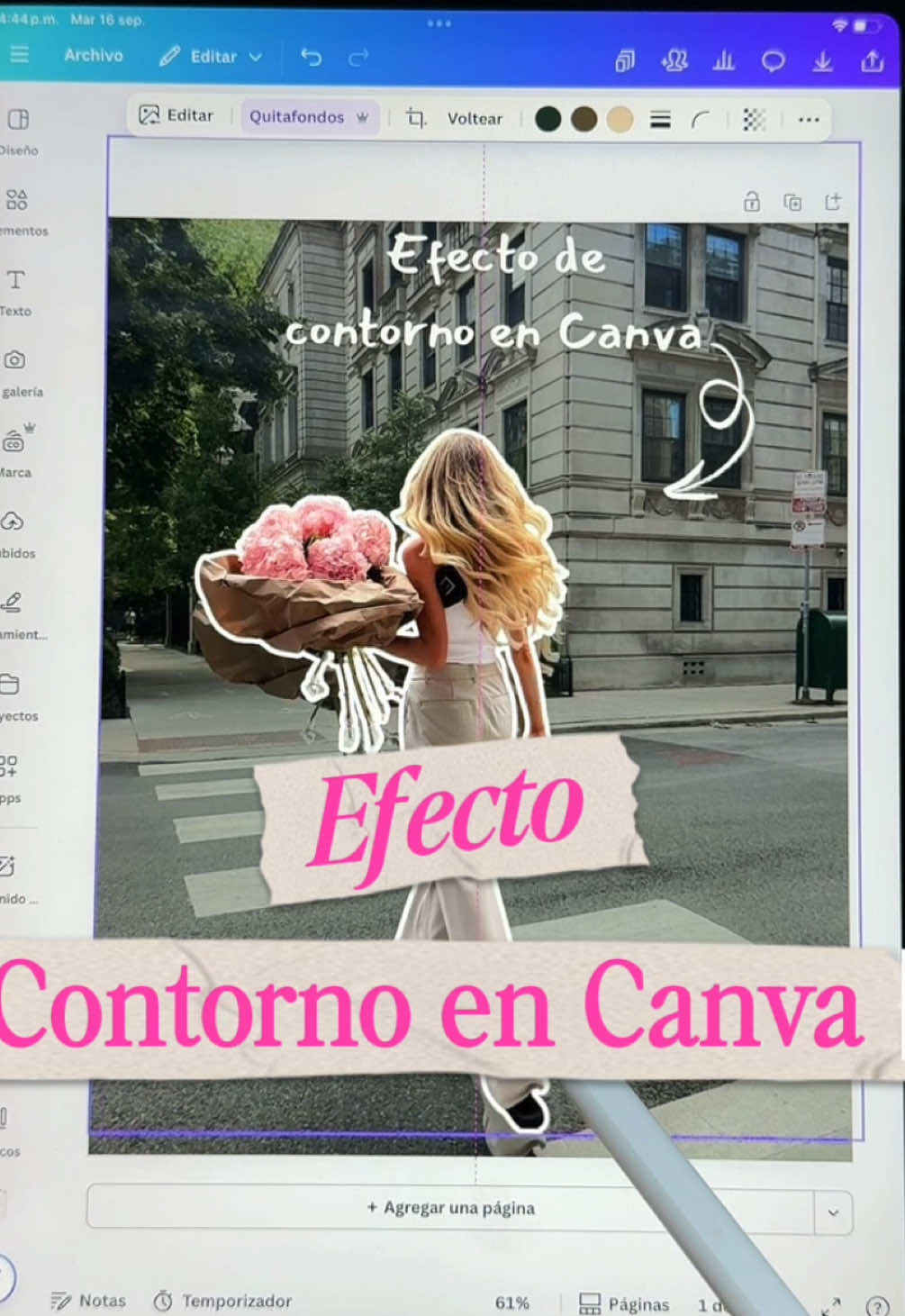 ✨ El efecto borde en Canva que todas están usando ✨ ¿Has visto esas fotos que parecen stickers? 🤩 Te cuento que en Canva puedes hacerlo súper fácil con este hack del borde. Es una manera rápida y estética de darle vida a tus diseños y hacer que tu contenido resalte mucho más en Instagram 💖 #canvadesign #tipscanva #hacksandtips #efectoborde #canva 