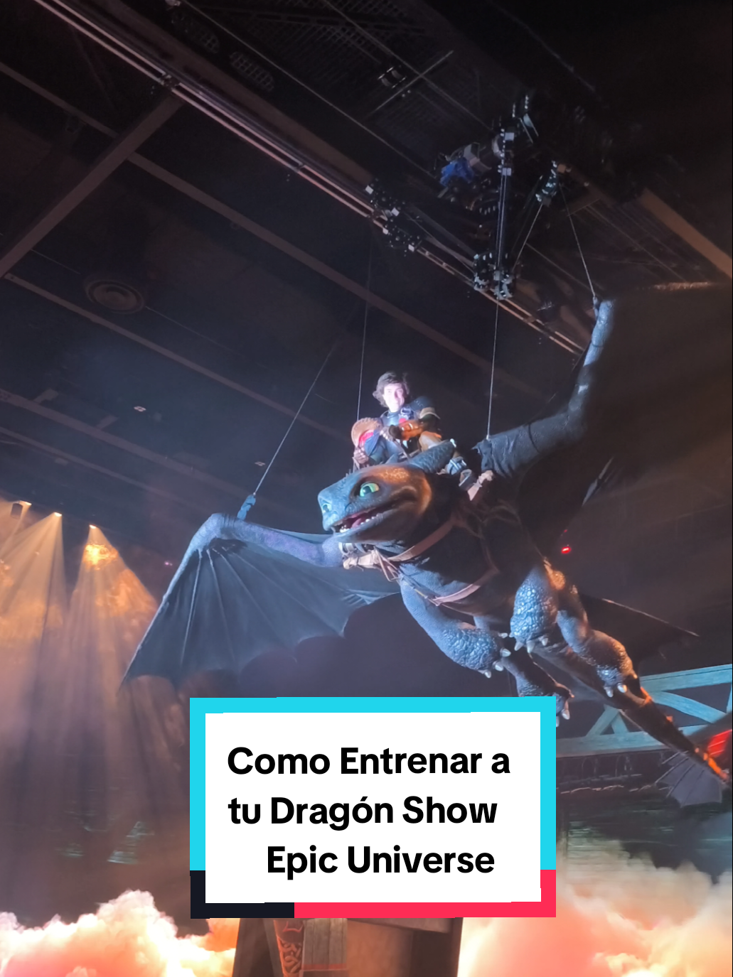 No te puedes perder este increíble espectáculo #epicuniverse #universalstudios #howtotrainyourdragon #comoentrenaratudragon #themepark 