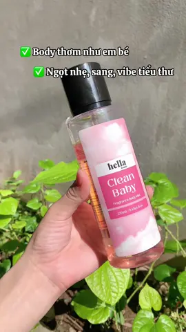Thơm sang ngọt nhẹ #trending #bodymist #hella #beauty #xuhuong 