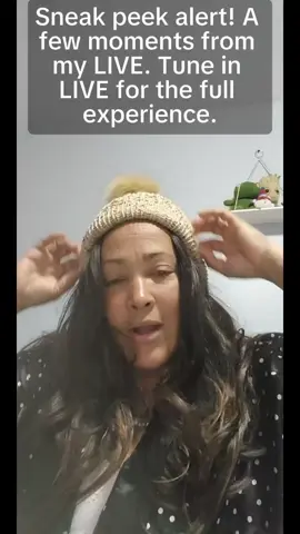 Sneak peek alert! A few moments from my LIVE. Tune in LIVE for the full experience. #tiktoklive #livehighlights