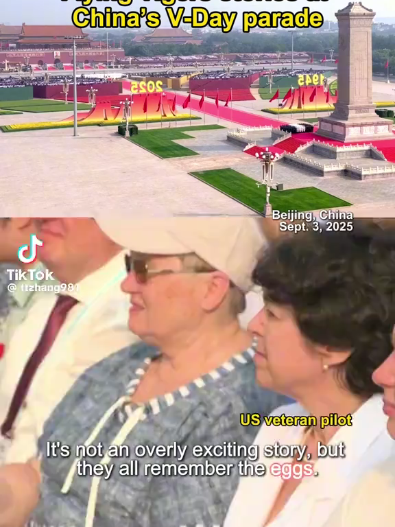 US veteran pilot recalls Flying Tigers stories at China’s V-Day parade.