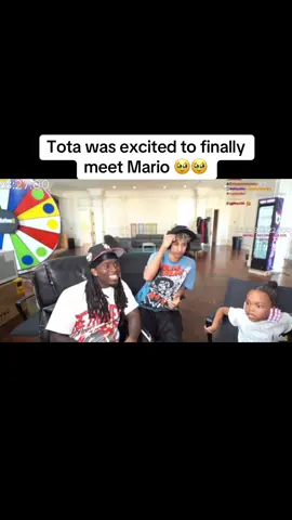 Tota was excited to finally meet Mario #tota #viral #foryoupage 