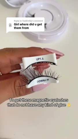 Replying to @Twd0nt0p Ready in 5 seconds with effortless lashes 😍 #lashglue #magneticeyelashes #lashclusters 