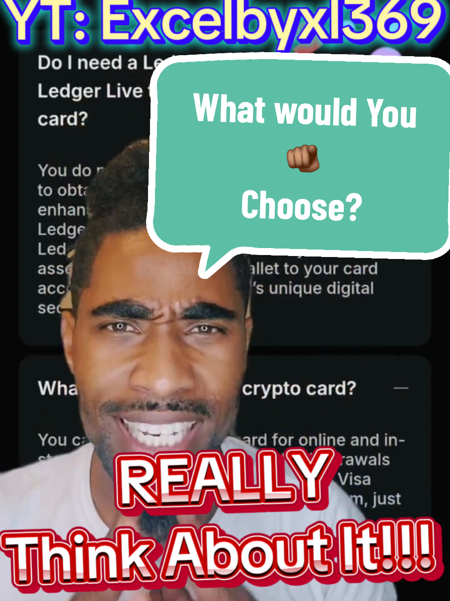 The Reason ADOPTION is not OPTIONAL.  IF they lose participants then the system will collapse. Who will uphold the system if nobody chooses to participate due to having BETTER and more FLEXIBLE options??? LIKE A CRYPTO MASTER/ VISA CARD!!!  #LearnOnTikTok  #TikTokLearningCampaign #crypto #excelbyxl369