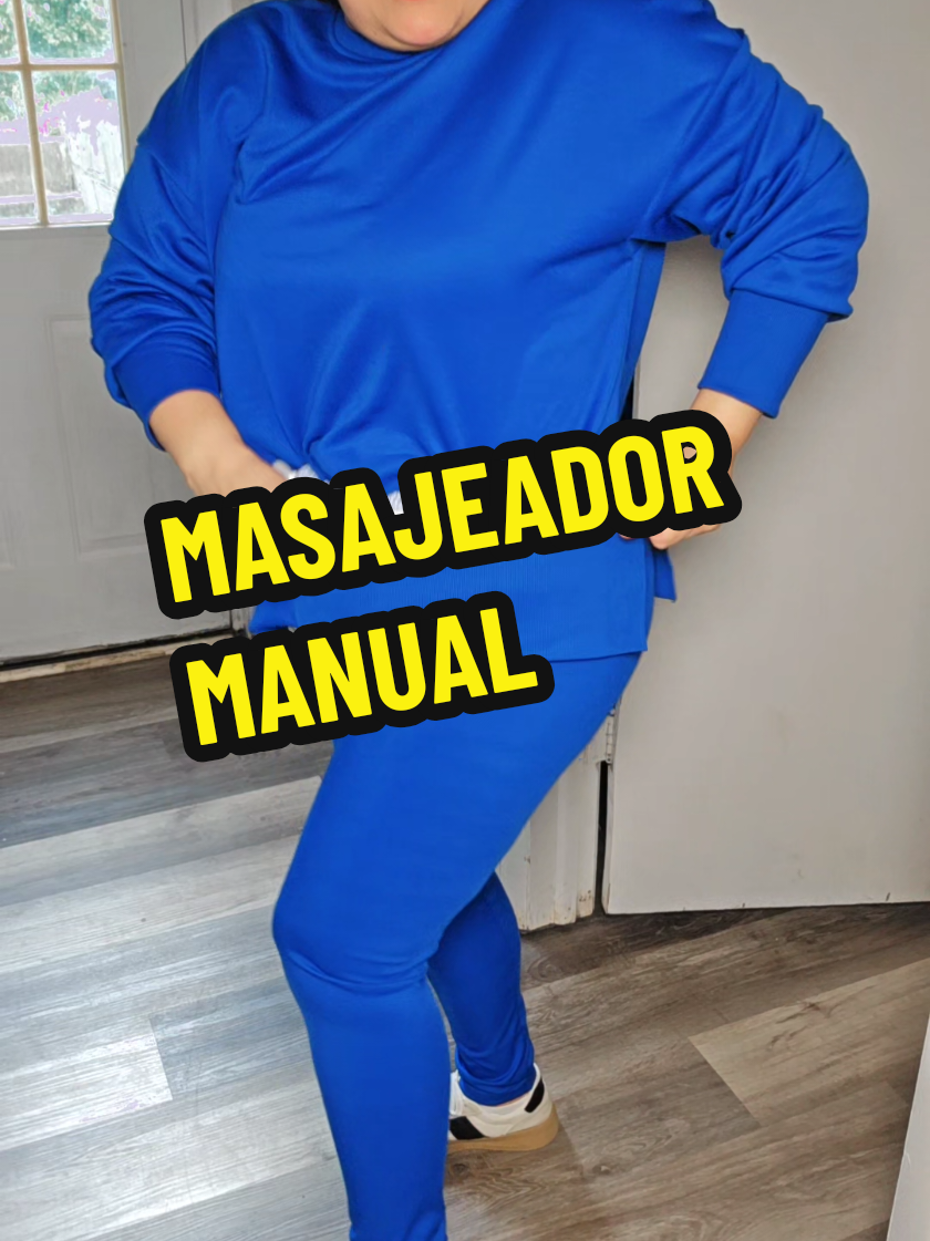 MASAJEADOR MANUAL AYUDA A RELAJAR LOS MUSCULOS Y CON LA CIRCULACION ADEMAS CON LA FLACIDES #masajeador #masajeadordepiernas #masajeadormanual #masajeadordebrazos 