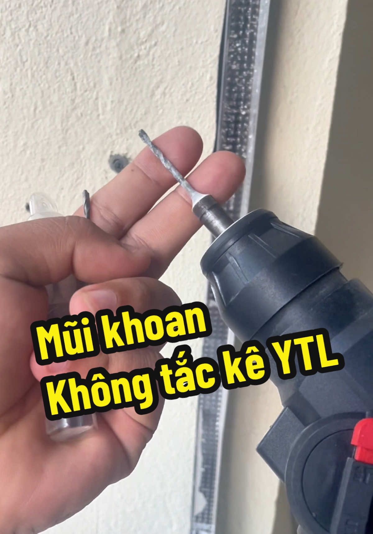 Nhanh tiện thi công với mũi khoan không tắc kê YTL. #kientools #Tools #DIY #kythuat #ytl #khoantuong 