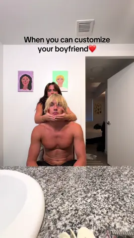 He wanted his hair really short so I could only customize so much