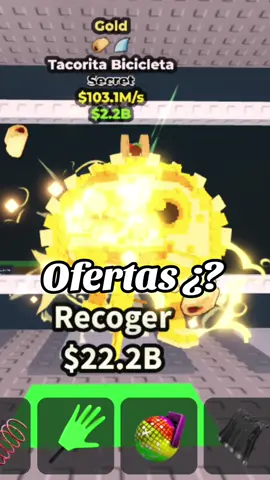 Tacorita Bicicleta Versión Oro con Dos mutaciones 103.1M/s #fyp #brainrots #peru #robloxfyp #robaunbrairont 