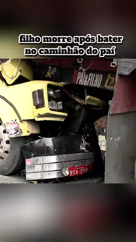 filho bete no caminhão do pai e perde a vida #noticias #news #social #caminhoneiro #acidente 