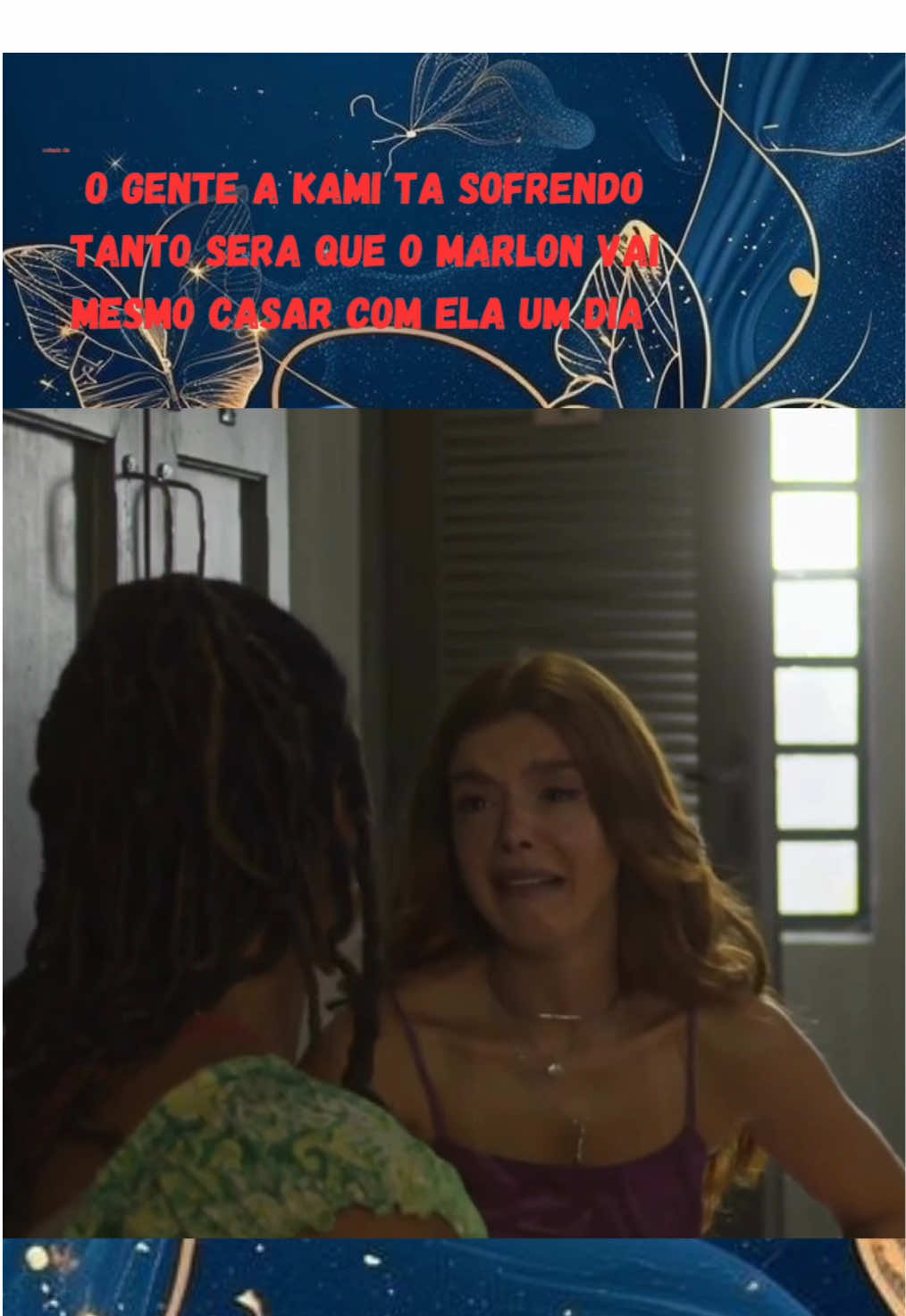O gente A Kami ta sofrendo tanto Sera que o Marlon vai mesmo casar com ela um dia 