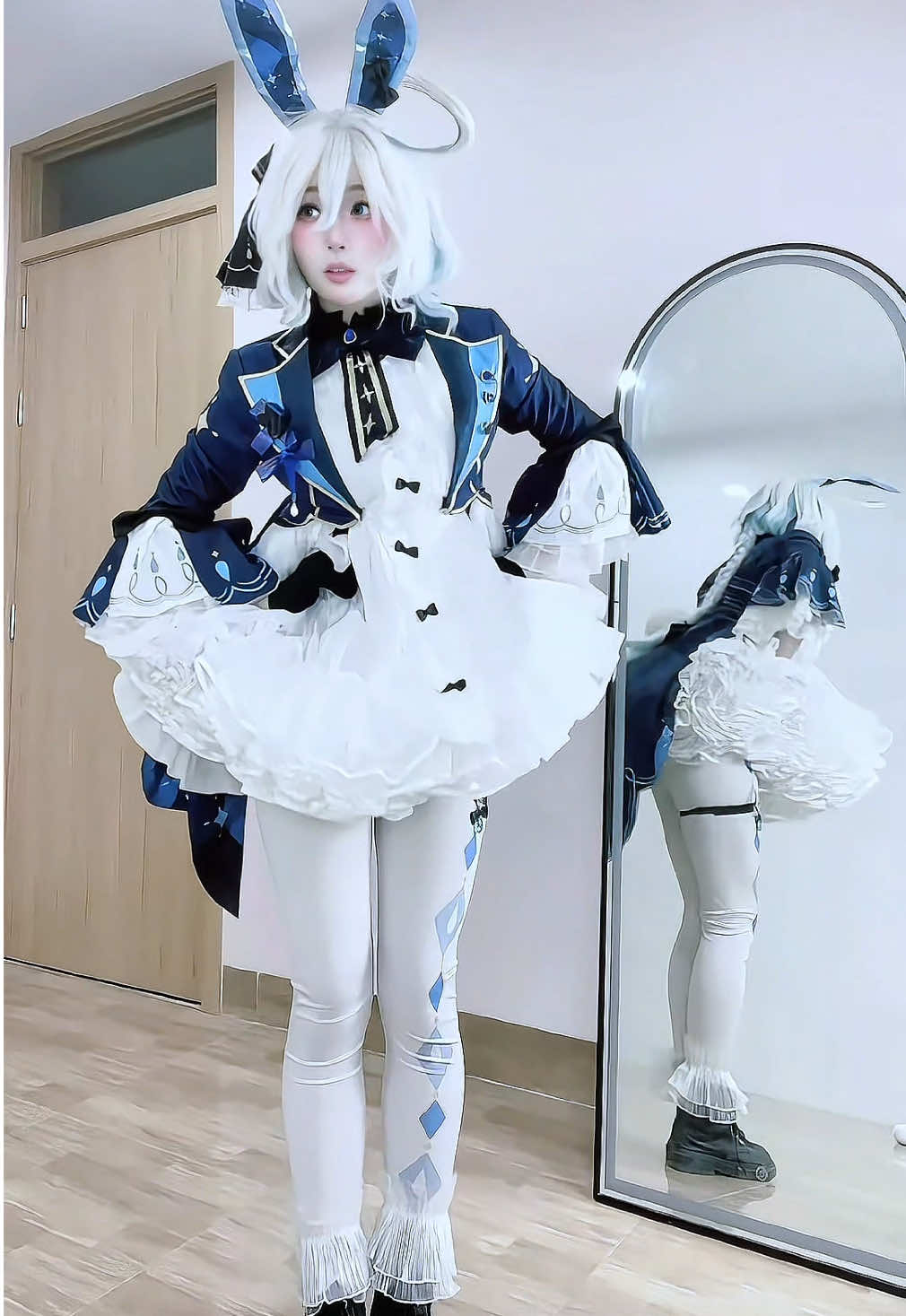 🥱🥱 #GenshinImpact #Furina #furinabunny #furinabunnycosplay #cosplay 