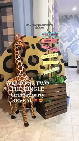 Welcome TWO the Jungle 🎉🐯🦁🐘I threw a jungle themed birthday party in less than a week and I DIYd the whole thing!!  #DIY #diybirthdaydecor #diybirthdayparty #welcometwothejungle #2ndbirthdayparty #secondbirthdayparty #safaribirthdaytheme @xtool.official @michaelsstores @cartersfarmaz 