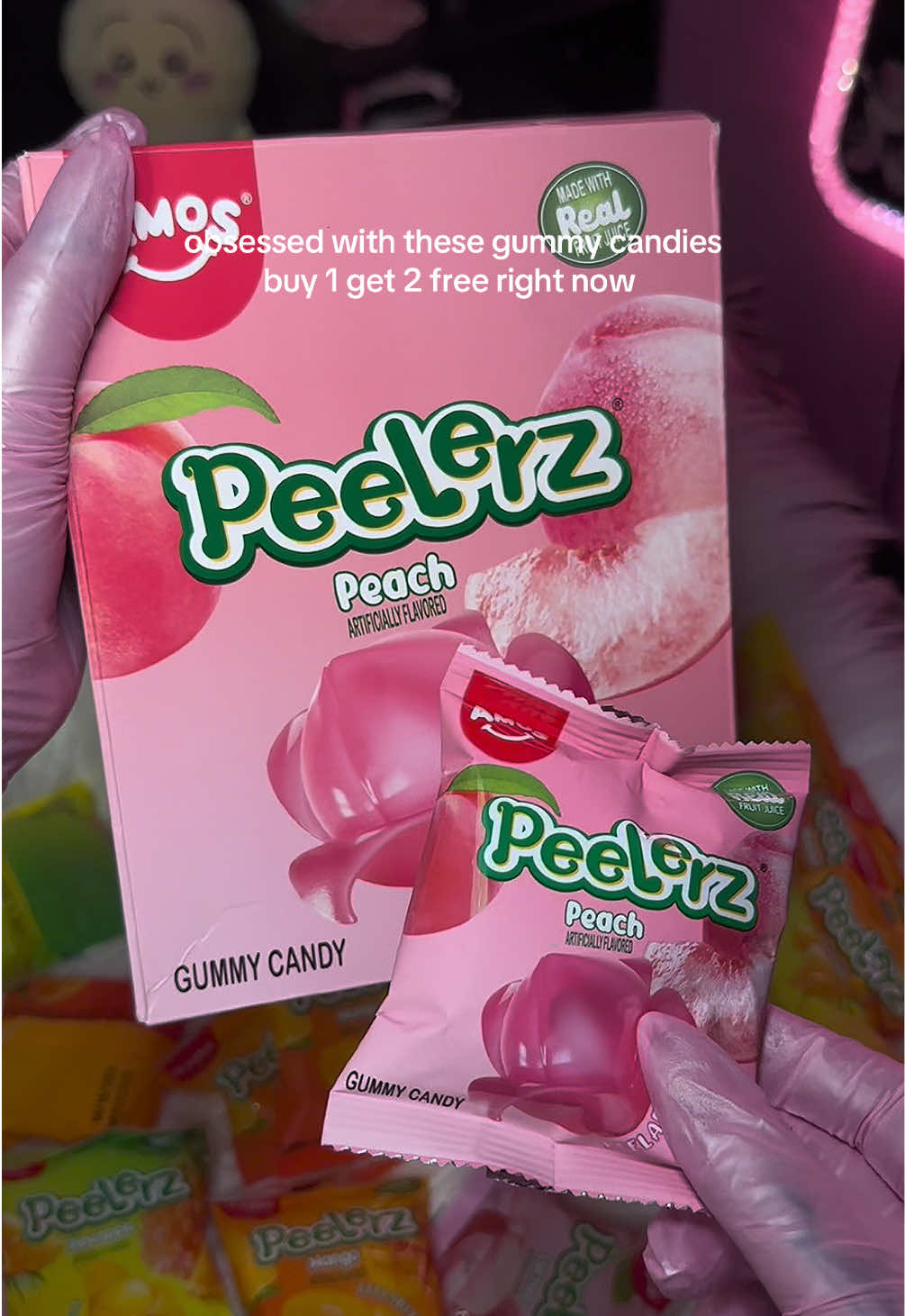 these peelerz fruit gummy candies are so addicting, and you can peel them apart ♡︎ #peelerscandy #fruitcandy #fruitgummies #gummycandy #tiktokshopsnacks 