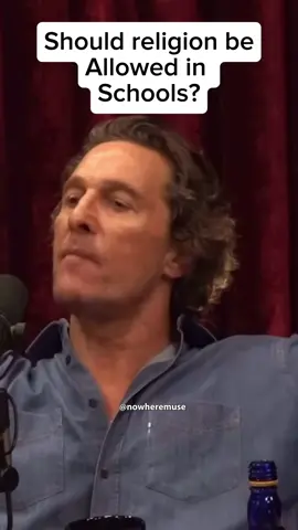 Should religion be allowed in schools? #america #joerogan #jreclips #mathewmcconaughey 