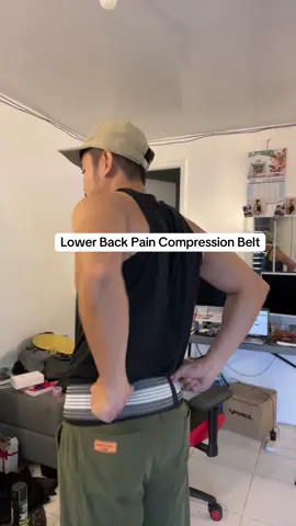 Lower back compression belt that relieves lower back pain and provides lumbar support for long drives or prolonged sitting during work hours.