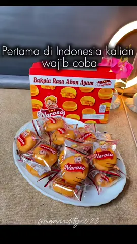 Bakpia narosa isi abon ayam 😍 #bakpia #bakpiaabon #cemilanviral #asmr 