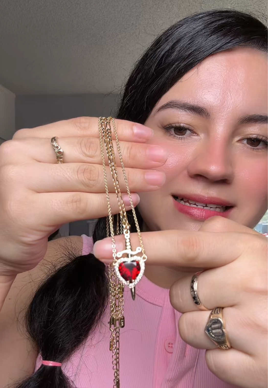 Cadenitas para parejas enamoradas en 14K ❤️ #couplenecklace #necklace #jewelry #dealsforyoudays #tiktokshopcreatorpicks 