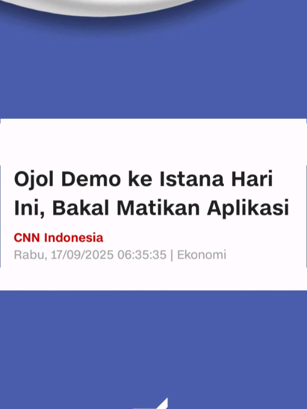 Asosiasi pengemudi ojek online (ojol) Garda Indonesia akan mematikan aplikasi ramai-ramai Selasa (16/9) ini. Pasalnya, mereka akan menggelar demonstrasi di Istana Kepresidenan Jakarta. Ketua Umum Garda Indonesia Igun Wicaksono pun meminta masyarakat mencari transportasi lain. 