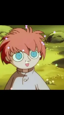 Tag your favorite ginger.🧡  Toft makes very few appearances in the 90s animated series. His most famous episodes is (Moomin Pappa at Sea) Toft is a lost orphan who was taken in by the mysterious fisherman. After his boat capsized on his journey to Moomin valley. #Toft #moominvalley #moomin90s #mumintrollen #muumit 