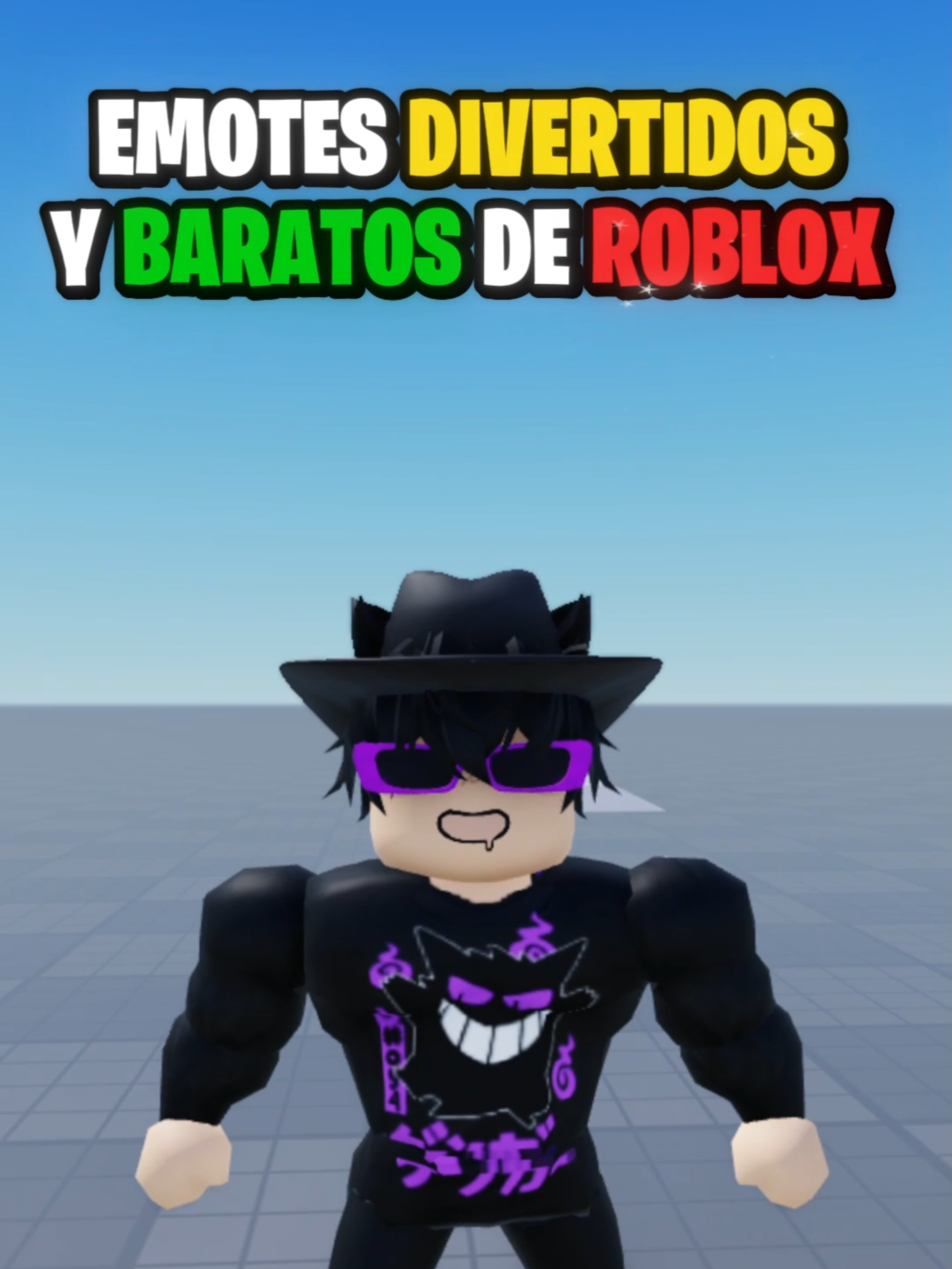 EMOTES BARATOS Y DIVERTIDOS de ROBLOX😂 #fyp #robloxfyp #bailes #emotes