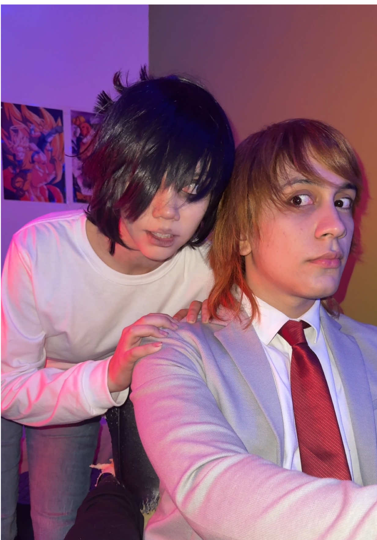 @Delgi Kira X L cosplay | Death note 📓🪶🍎#lightyagami #kira #L #deathnote #deathnotecosplay 
