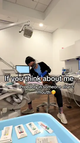 If you think about me …… 🤷🏻‍♀️ #dental #funny #dentistry #personality #trending 