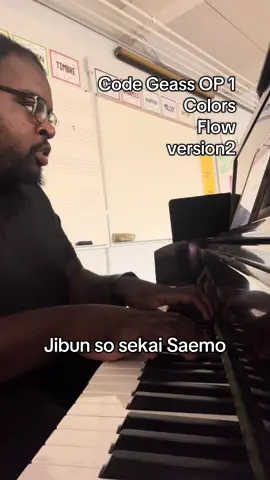 Code Geass OP 1 - Colors; rendition 2. #弾いてみた #codegeass #animeopening #anime #cover #pianocover #singing #fyp #fypp 